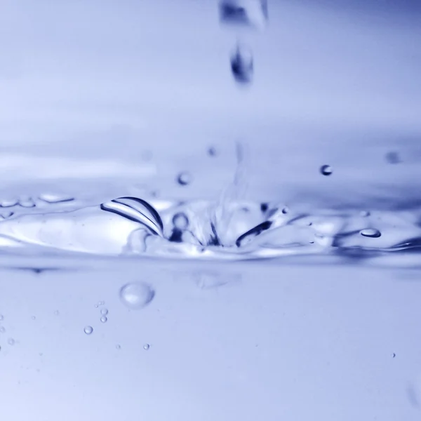 Water Splash Close Aqua Backgrounds — Stock Photo, Image