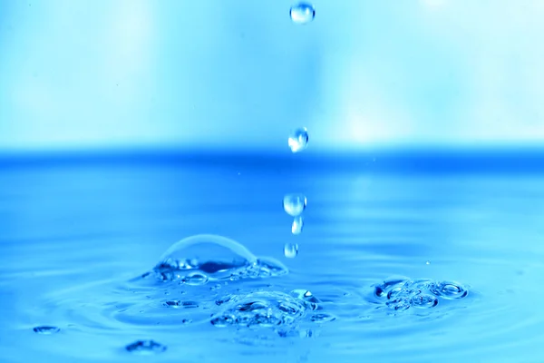 Woda Splash Makro Zbliżenie — Zdjęcie stockowe