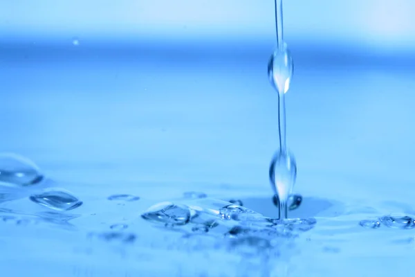 Vatten Stänk Makro Närbild — Stockfoto