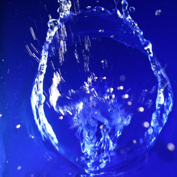 Makro Wasser Splash Natur Hintergrund — Stockfoto