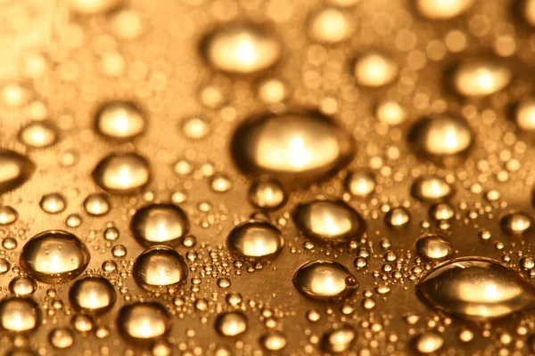 Clean Shiny Waterdrops Macro Background — Stock Photo, Image