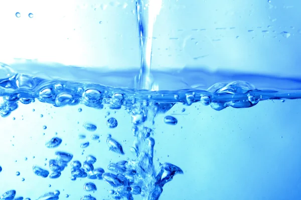 Burbujas Agua Macro Primer Plano —  Fotos de Stock