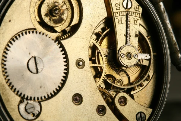 Horloge Engrenage Macro Close Macro — Photo