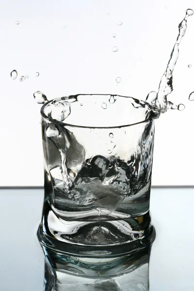 Vodka Alcool Élégant Splash Bar Fond — Photo