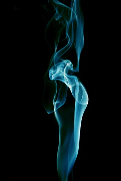 Blauer Rauch Abstrakter Hintergrund Nahaufnahme — Stockfoto