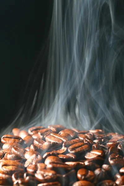 Kaffee in Rauch — Stockfoto