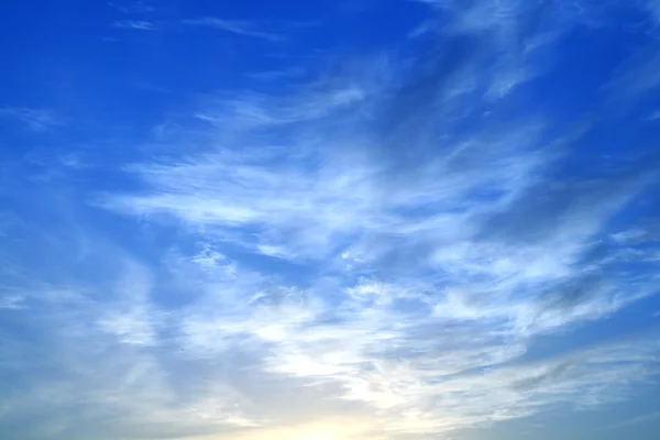 Cloudscape Ozonu Zewnątrz Niebieski Niebo — Zdjęcie stockowe
