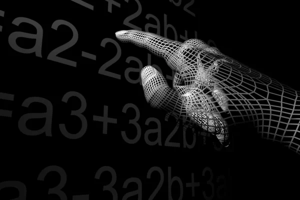 Hand mathemathics — Stock Photo, Image