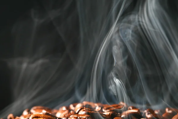 Kawa w dym — Zdjęcie stockowe