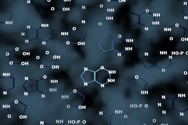 Dna Chemie-Hintergrund — Stockfoto
