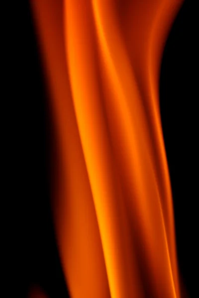 Fire on black — Stock Photo, Image