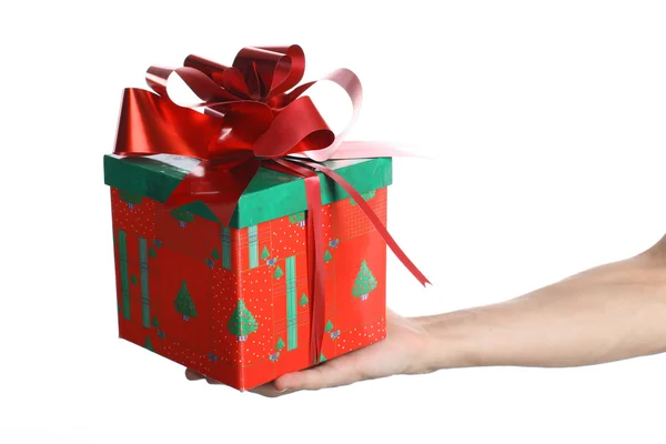 Red gift — Stock Photo, Image