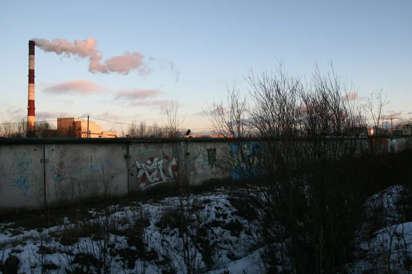 汚い工場 — ストック写真