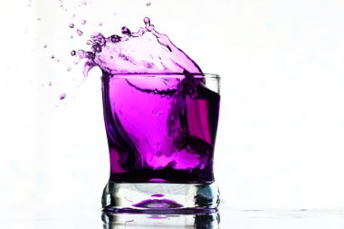 Coctail drink splash clipart