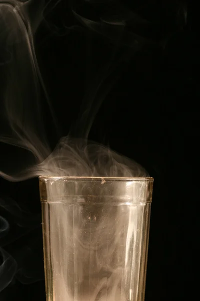 Vidro e fumaça — Fotografia de Stock