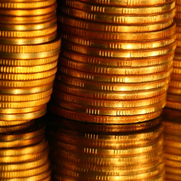 Golden coins Stock Photo