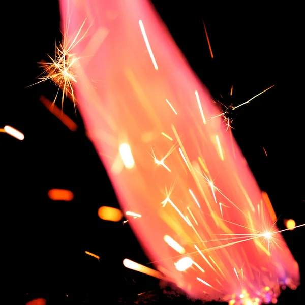 Праздничный огонь — стоковое фото