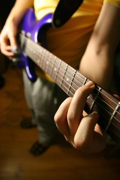 Solo na gitarze — Zdjęcie stockowe