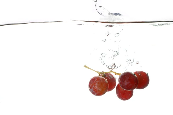 Salpicos de água da uva — Fotografia de Stock