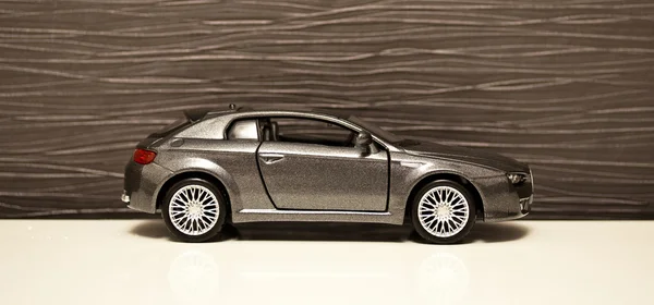 Model Car Grey Metallic — Stock Photo, Image