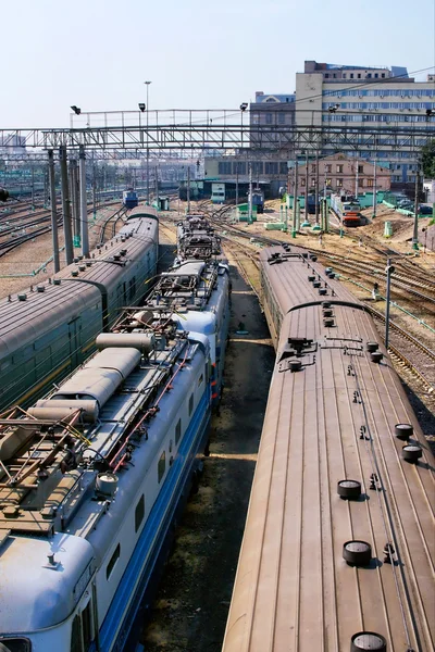 Järnvägen terminal — Stockfoto
