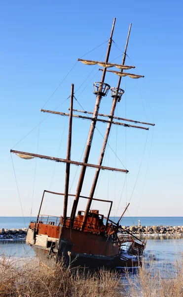 Старый корабль. — стоковое фото