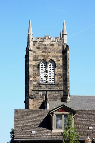 The church clock tower. — Stock Photo, Image