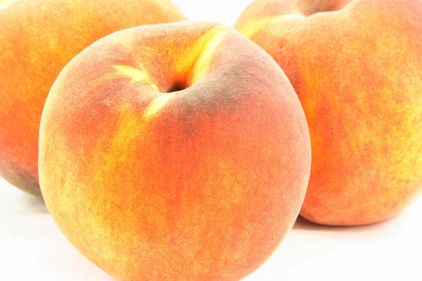 Picture Three Peaches Grew Ontario — Stock Photo, Image