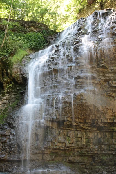 Tiffany Creek Caindo Sobre Niagara Escarpment Ancaster Ontário Canadá — Fotografia de Stock