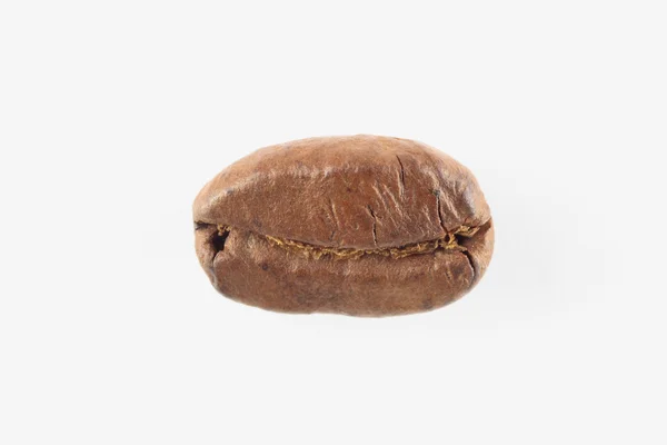 stock image Roasted coffee bean over white.