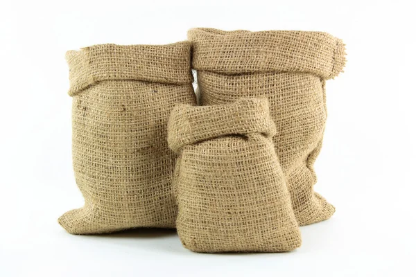 Still Image Three Sizes Bags Food Seasoning Ingredients Corns Packing — Stock Photo, Image