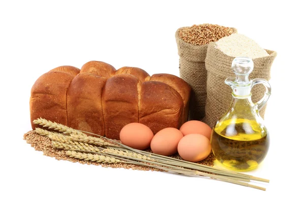 Egg Bread photo etude. — Stock Photo, Image