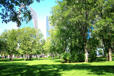 Victoria Park in downtown Regina clipart