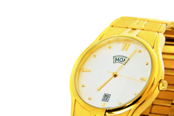 금색 손목 시계 — 스톡 사진