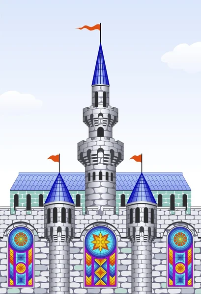 Burg — Stockvektor