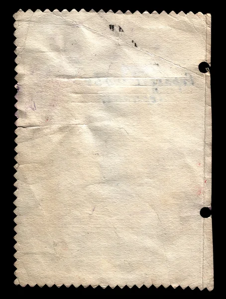 Starý papír pro záznamy — Stock fotografie