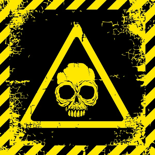 Warning sign of danger — Stock Vector