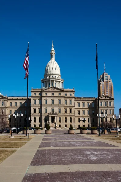 Edificio Del Capitolio Estatal Michigan Lansing Estados Unidos — Foto de Stock