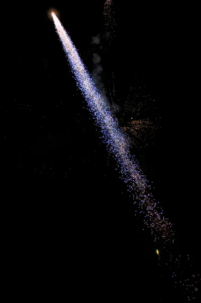 Tűzijáték rakéta — Stock Fotó