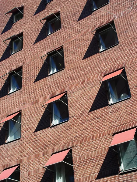 stock image Windows with awnings