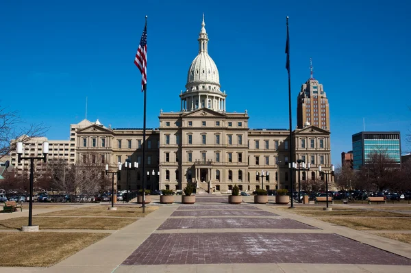 Edificio del Capitolio Estatal de Michigan Fotos De Stock