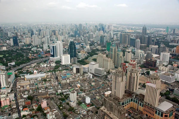 Центр Города Вид Сверху Бангкок Таиланд Стоковое Изображение