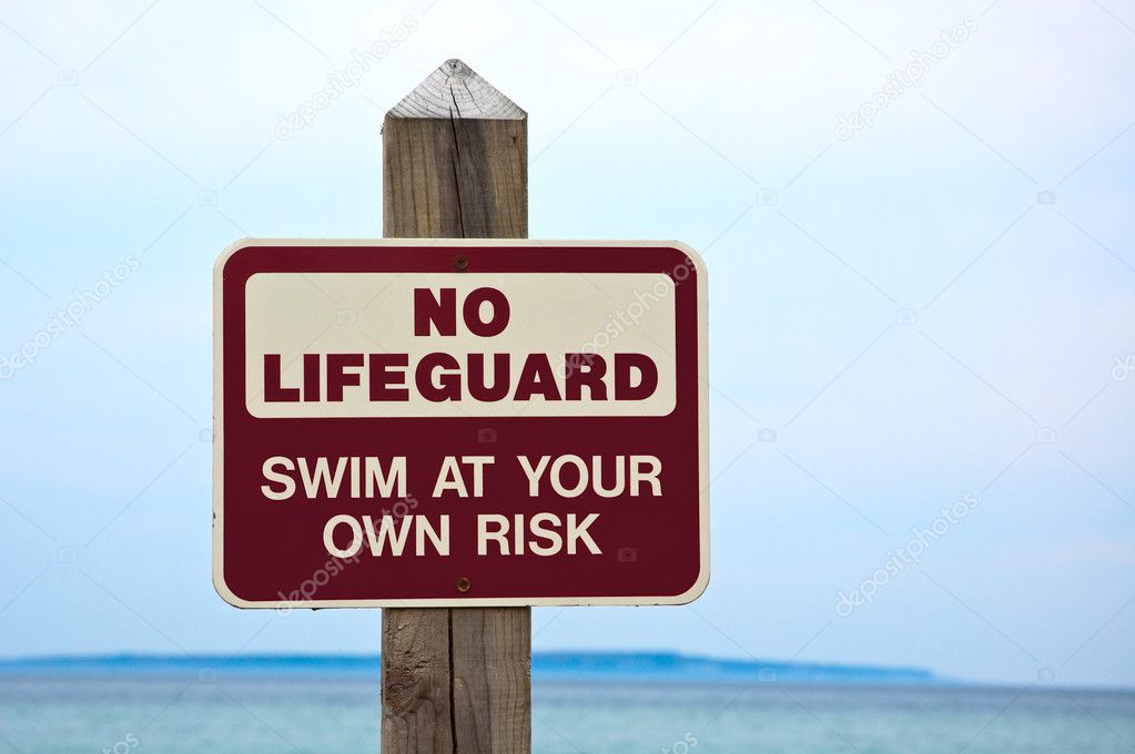 No lifeguard on duty