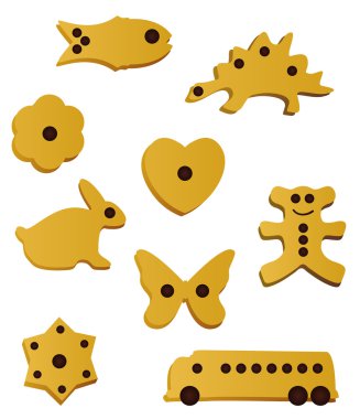 Illustration of Cookies clipart