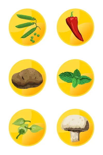 素食图标 — 图库矢量图片