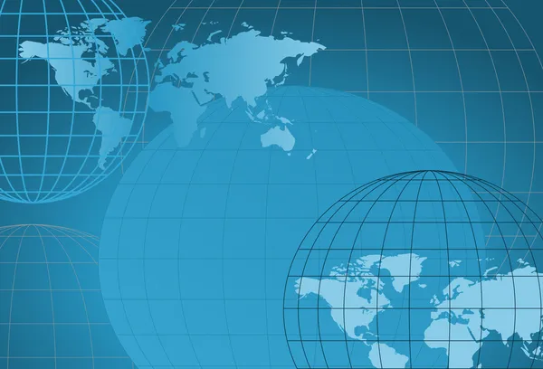 Background Globe Map — Stock Vector