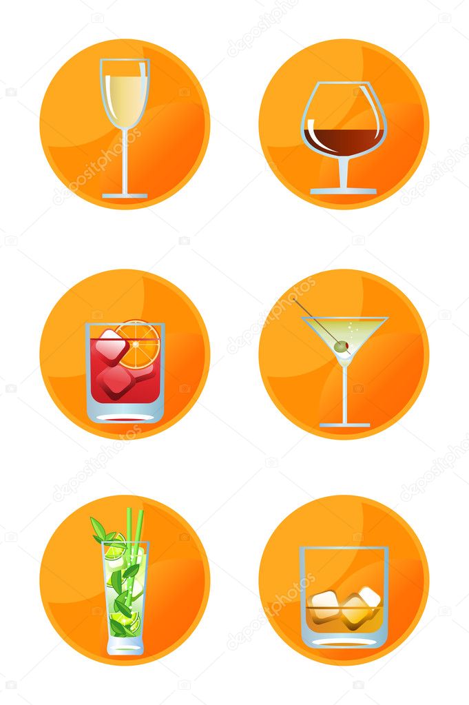 Alcoholic Drink Icons