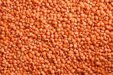 Red lentils background clipart