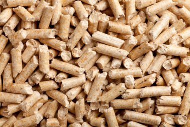 Wood pellets background