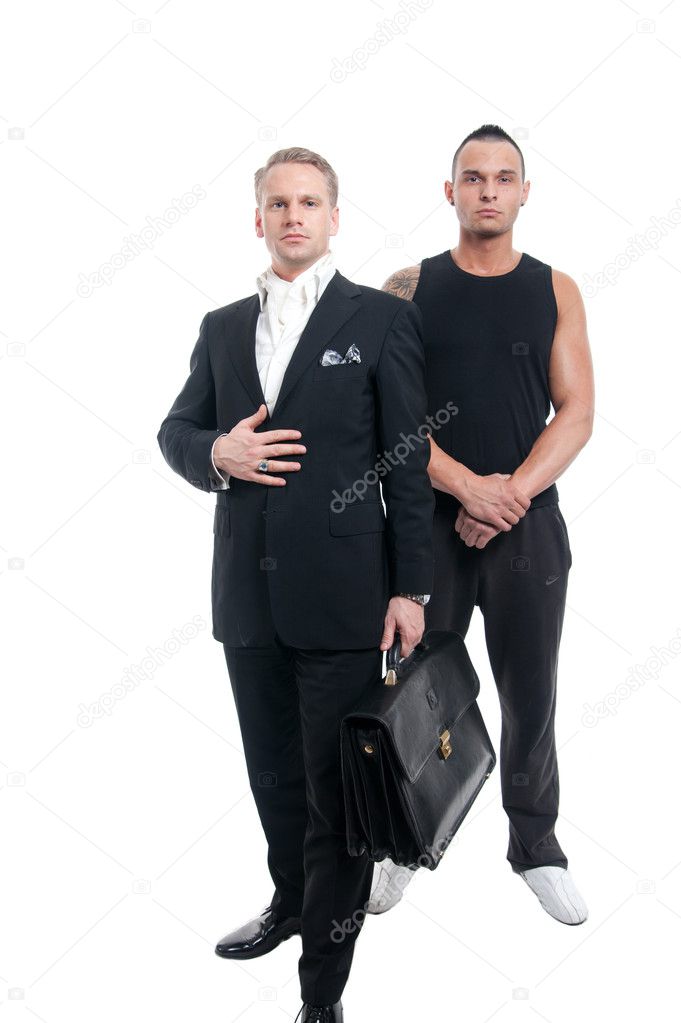 Businessman bodyguard